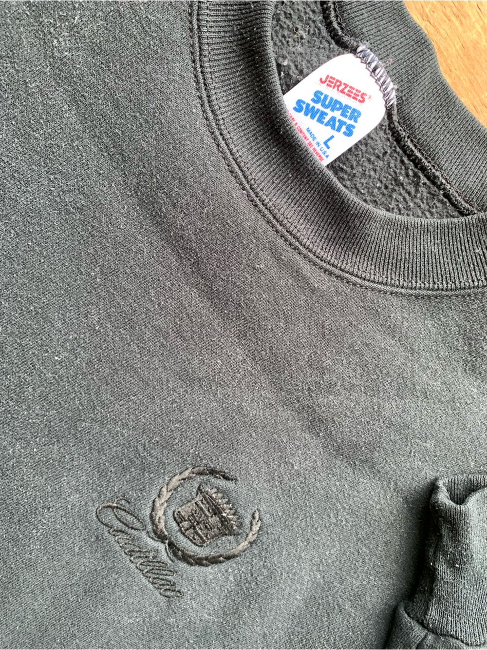 Vintage Cadillac Embroidered Sweatshirt